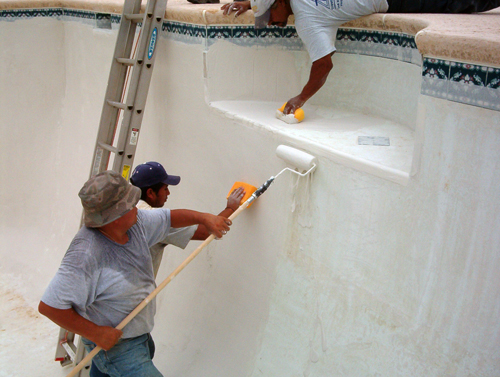 Sider roll-on cement replaster coating for plaster swimming pools