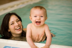 Swimming kids learn to take instructions from an early age