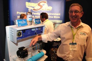 Watertech director Gary Stutt with the Enviroswim