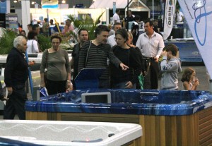 The Melbourne consumer pool and spa show had plenty of families come through, particularly on the Saturday afternoon and Sunday