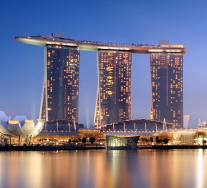 The iconic Marina Bay Sands - the new venue for Piscine SPLASH! Asia