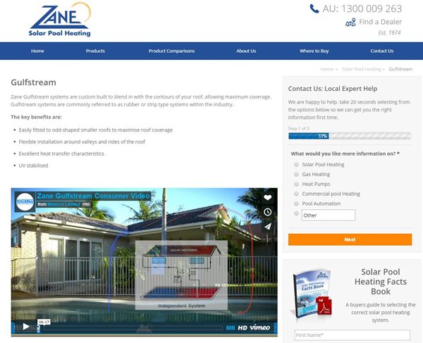 Zane Website Gulfstream Page