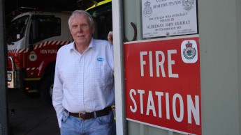 Peter Rabbidge at the Cobbity Fire Station