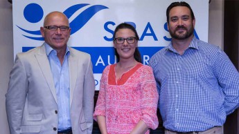 Lorenzo Peressin SPASA SA president, Suzie Kent SPASA SA executive officer and Lindsay McGrath, SPASA Australia CEO after the South Australian vote