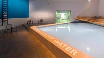 The Australian Pavilion’s exhibition at the Venice Bienale, The Pool by Aileen Sage Architects, Amelia Holliday and Isabelle Toland with Michelle Tabet. Photo by Brett Boardman