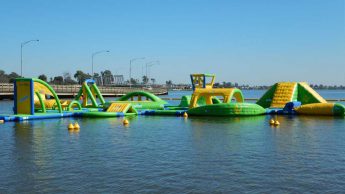 The new Sports Park 95 installation at Lake Mulwala